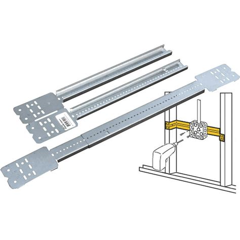 adjustable electrical box bracket|electrical box mounting bracket adapter.